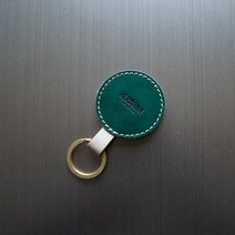 헤르만 마그넷링 - 써클 가죽 키링 키홀더 열쇠고리 자석 스마트키, 파인 그린
