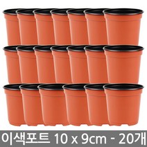한성 이색포트 7호 20개 플라스틱 화분 다육이화분 포트, 04_한성_이색포트 10호(20개)