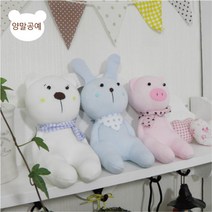 미세스라라 양말공예-파스텔 삼총사 만들기 DIY, 곰