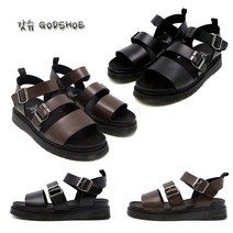[갓슈] GODSHOE 소투벨트 커플 스트랩샌들 가죽샌들 버클샌들
