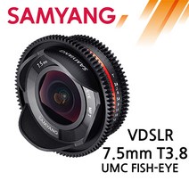 삼양 정품 씨네렌즈 VDSLR 7.5mm T3.8 U FISH-EYE, 마이크로포써드