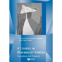 A Course in Minimalist Syntax: Foundations and Prospects Hardcover, Wiley-Blackwell