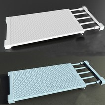 다다무역 압축선반 멀티선반 다용도선반, 화이트 폭 35cm/길이 75-120cm