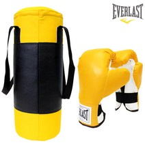 에버라스트 아동용 샌드백 글러브 세트 EVB-9551, 옐로우(EVB-9551)