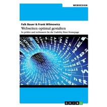 Webseiten Optimal Gestalten Paperback, Grin Verlag Gmbh