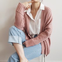 위드마리 내츄럴골지숄가디건(2컬러)