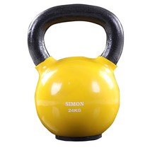 사이먼스포츠 칼라 PVC코팅 케틀벨, 24kg