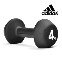 아디다스 뉴 네오프렌 아령, 4kg, 1개