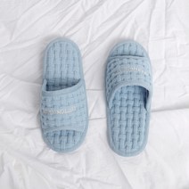 고도리슈즈 코튼하우스 논슬립 실내슬리퍼, 블루