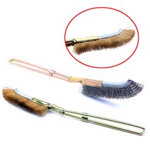 국산 잔넬솔 모음 택1 칫솔브러쉬 신주솔 스덴솔 와이어 부러쉬 철솔 녹제거 핸드솔 세척솔 불판솔 철브러쉬 스테인레스 스텐 스덴 쟌넬 그릴 석쇠솔 탄거 제거, 국산 잔넬솔(스덴), 1개