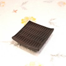 빗살무늬 4각 차탁 (소) 잔받침 다기받침 다도교육