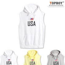 탑보이 USA나염 후드 오버핏 박스나시 (SCC1026PT)