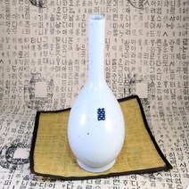 단고재 희자문 고백자 호리병 (800ml) / 주병 막걸리병 동동주병 백자