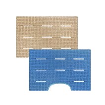 다드림몰 친환경 EPP 웰빙 욕실 현관 화장실 다용도발판, 막힘(블루), 1개