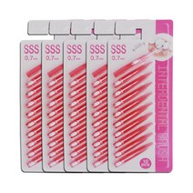 오존 슬라이드 치간칫솔 I형 10P SSS (0.7mm) 5개, 10개
