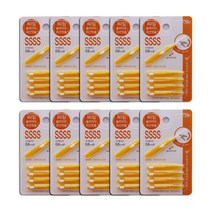 오존 슬라이드 치간칫솔 I형 5P SSSS (0.6mm) 10개, 5개
