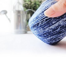 장미모사 워싱진청바지실 실, 115-01, 140m