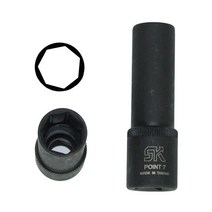 SK 오토모텍 휠너트 소켓 7각 SK-9260