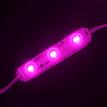 LED 고휘도 3구모듈 방수타입 단색 RGB 방수 채널 간판 전광판 테두리조명, 고휘도 5630 LED 3구 모듈 06번_핑크, 1개