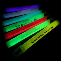 야광나라 일회용 6인치 야광봉, 옐로, 1개