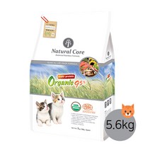 네츄럴코어 멀티프로테인 95 유기농 70% 고양이사료 5.6kg + 사료샘플 간식, 닭