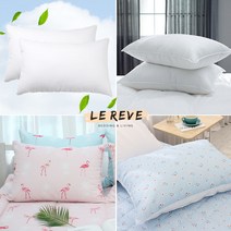 [르헤브] 베개나라 기획 1+1 소문난 기절 베개솜 여름 베개커버, 40x60