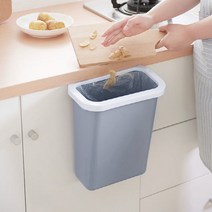 에버라인 모던 싱크대 휴지통 음식물 쓰레기통 수납 정리통, 그레이, 1개