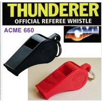 애크미 영국 ACME 썬더 660 호루라기, 검정, 1개