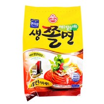 오뚜기 생쫄면4인 904g(아이스박스포장), 1개