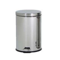 무소음 스텐 페달휴지통, 스텐페달 20L, 1개