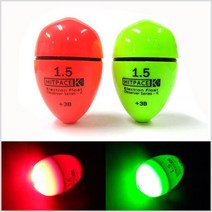 HITPACE 옵저버 전자구멍찌 주야겸용 고감도 모노낚시, 1.5호(오렌지), 1개