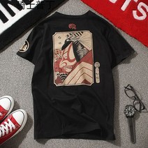 신델 직수입 사무라이 프린트 티셔츠 sg0423