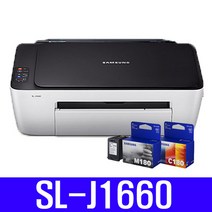 삼성전자 SL-J1660 인쇄+복사+스캔 잉크젯 프린터 복합기, SL-J1660 (프린터+정품잉크), SL-J1660 (프린터+정품잉크)