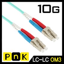 pnk kw-p087a 10G 광점퍼코드 광케이블 LC-LC-2C멀티모드 om3, 1개, 10m