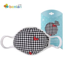 베니앙 유아 어린이 키즈 아기입체면마스크 20종, 쁘띠체크-M, 쁘띠체크-M, 쁘띠체크-M