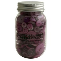 버튼갤로어 메이슨 자 포 공예 앤 바느질 단추, Sour Grapes, 1개