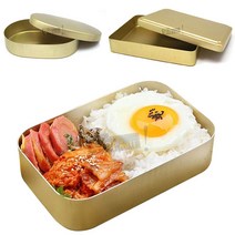 우야몰 국산 추억의 양은도시락 밴또 도시락 나들이 옛날 양철, 1개, 양은도시락06.사각1호