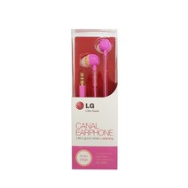 LG 정품 LE-1600 강력한 중저음 커널형 이어폰, ROSY PINK, LE1600