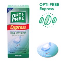 옵티프리 익스프레스 렌즈세정액, 1ea+마술패치, 120ml