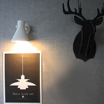 조명나무 LED나팔벽등 LED실내벽등 창고등 베란다등 직부등 무드등 인테리어벽등 벽등, 화이트-전구색(노란빛)