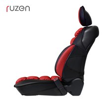 루젠 그랜드스타렉스 리무진 자동차시트커버 가죽시트, 심플(블랙), 1p