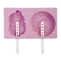 써니라이프 팝 몰드 스위트 투스 아이스크림틀 2종 세트, Pink, 1개