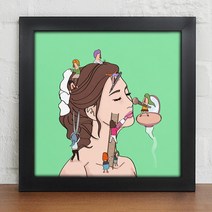 1358K 당신을 위한 뷰티샵 블랙 디자인액자