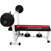 대한스포츠 튼튼벤치프레스 A형 세라믹 20~70kg 세트, 40kg
