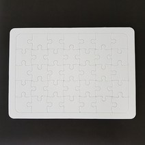 지은아트 종이퍼즐 모음 하트 별 원형 사각 퍼즐판, 종이퍼즐:사각 35P