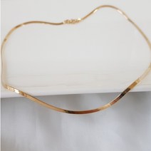 14k 뱀줄목걸이 18k 스네이크 목걸이
