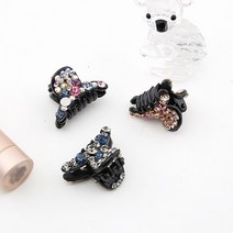 미스21 스와로브스키 스톤 깜찍집게 헤어핀 머리핀