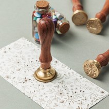 보냄 황동인장 알파벳 실링왁스, W