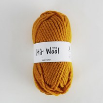 [앵콜스] 히트울 HITwool (부드러운소재+착한가격) 뜨개실 털실 목도리실, 714 머스타드