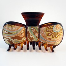 내친구보보 HC501 둥근리본 집게핀 머리핀